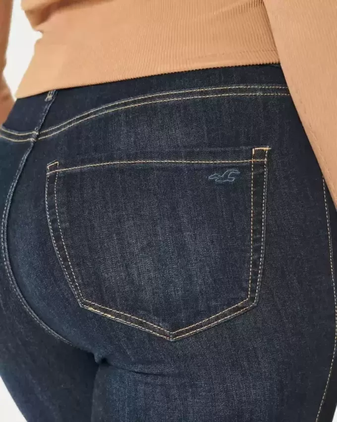 Curvy High-Rise Jeans-Leggings in dunkler Waschung Curvy High-Rise Jeans-Leggings in dunkler Waschung