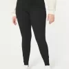 Curvy High-Rise-Jeansleggings in Schwarz Curvy High-Rise-Jeansleggings in Schwarz