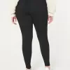 Curvy High-Rise-Jeansleggings in Schwarz Curvy High-Rise-Jeansleggings in Schwarz