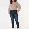 Curvy High-Rise Super Skinny Jeans in dunkler Waschung Curvy High-Rise Super Skinny Jeans in dunkler Waschung