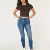 Curvy High-Rise Super Skinny Jeans in dunkler Waschung Curvy High-Rise Super Skinny Jeans in dunkler Waschung