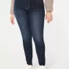 Curvy High-Rise Super Skinny Jeans in dunkler Waschung Curvy High-Rise Super Skinny Jeans in dunkler Waschung