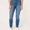 Curvy High-Rise Super Skinny Jeans in dunkler Waschung Curvy High-Rise Super Skinny Jeans in dunkler Waschung