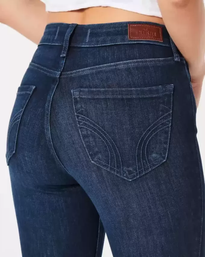 Curvy High-Rise Super Skinny Jeans in dunkler Waschung Curvy High-Rise Super Skinny Jeans in dunkler Waschung