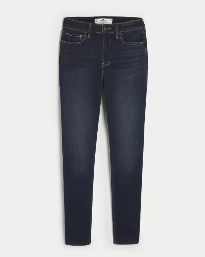 Curvy High-Rise Super Skinny Jeans in dunkler Waschung Curvy High-Rise Super Skinny Jeans in dunkler Waschung