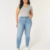 Curvy High-Rise Super Skinny Jeans in mittlerer Waschung Curvy High-Rise Super Skinny Jeans in mittlerer Waschung