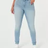 Curvy High-Rise Super Skinny Jeans in mittlerer Waschung Curvy High-Rise Super Skinny Jeans in mittlerer Waschung