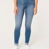 Curvy High-Rise Super Skinny Jeans in mittlerer Waschung Curvy High-Rise Super Skinny Jeans in mittlerer Waschung