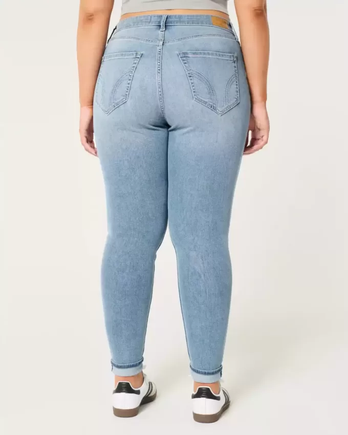 Curvy High-Rise Super Skinny Jeans in mittlerer Waschung Curvy High-Rise Super Skinny Jeans in mittlerer Waschung