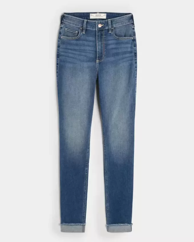 Curvy High-Rise Super Skinny Jeans in mittlerer Waschung Curvy High-Rise Super Skinny Jeans in mittlerer Waschung