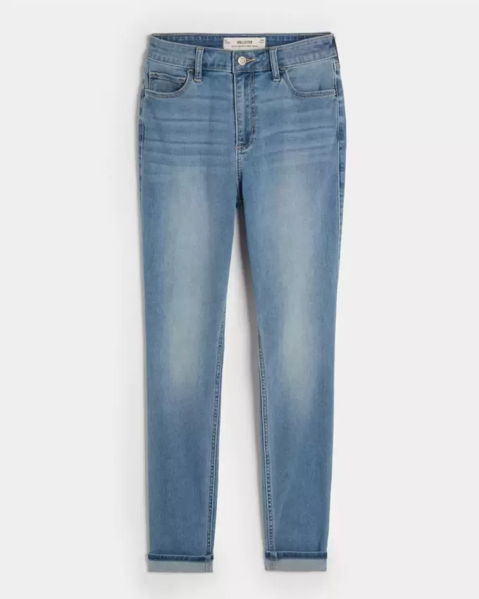 Curvy High-Rise Super Skinny Jeans in mittlerer Waschung Curvy High-Rise Super Skinny Jeans in mittlerer Waschung