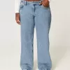 Curvy Low Rise Baggy-Jeans in mittlerer Waschung Curvy Low Rise Baggy-Jeans in mittlerer Waschung