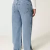 Curvy Low Rise Baggy-Jeans in mittlerer Waschung Curvy Low Rise Baggy-Jeans in mittlerer Waschung