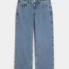 Curvy Low Rise Baggy-Jeans in mittlerer Waschung Curvy Low Rise Baggy-Jeans in mittlerer Waschung