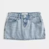 Curvy Low-Rise-Mini-Denim-Skort Curvy Low-Rise-Mini-Denim-Skort