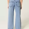 Curvy Low-Rise-Rip-Baggy-Jeans in mittlerer Waschung Curvy Low-Rise-Rip-Baggy-Jeans in mittlerer Waschung