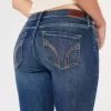 Curvy Low Rise Super Skinny Jeans in dunkler Waschung