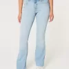 Curvy Mid-Rise Boot-Jeans in heller Waschung Curvy Mid-Rise Boot-Jeans in heller Waschung