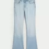 Curvy Mid-Rise Boot-Jeans in heller Waschung Curvy Mid-Rise Boot-Jeans in heller Waschung
