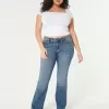 Curvy Mid-Rise Boot-Jeans mit mittlerer Waschung Curvy Mid-Rise Boot-Jeans mit mittlerer Waschung