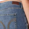 Curvy Mid-Rise Boot-Jeans mit mittlerer Waschung Curvy Mid-Rise Boot-Jeans mit mittlerer Waschung