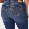 Curvy Mid-Rise Boot-Jeans mit mittlerer Waschung Curvy Mid-Rise Boot-Jeans mit mittlerer Waschung