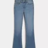 Curvy Mid-Rise Boot-Jeans mit mittlerer Waschung Curvy Mid-Rise Boot-Jeans mit mittlerer Waschung