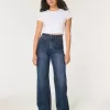 Curvy Ultra High Rise Baggy-Jeans in dunkler Waschung Curvy Ultra High Rise Baggy-Jeans in dunkler Waschung