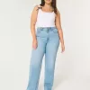 Curvy Ultra High Rise Baggy-Jeans in mittlerer Waschung Curvy Ultra High Rise Baggy-Jeans in mittlerer Waschung