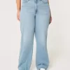 Curvy Ultra High Rise Baggy-Jeans in mittlerer Waschung Curvy Ultra High Rise Baggy-Jeans in mittlerer Waschung
