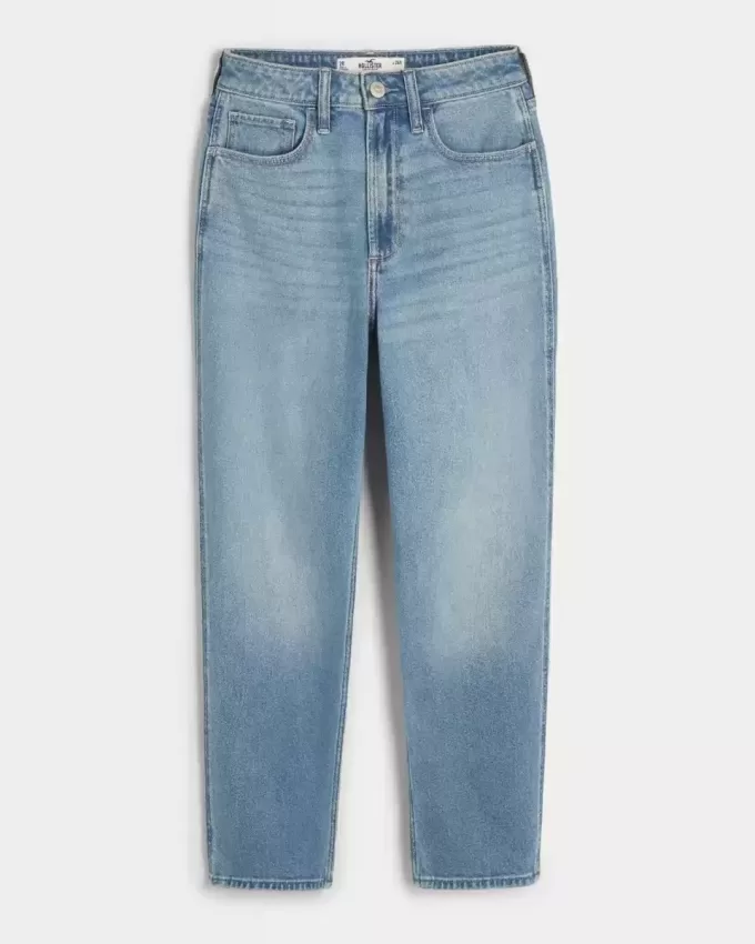 Curvy Ultra High Rise Mom-Jeans in mittlerer Waschung Curvy Ultra High Rise Mom-Jeans in mittlerer Waschung