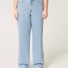 Dad-Jeans mit hohem Bund und mittlerer Waschung Dad-Jeans mit hohem Bund und mittlerer Waschung
