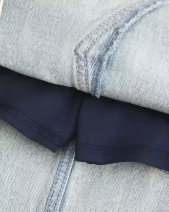 Denim-Mini-Skort