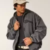 Denim-Skaterjacke mit Reißverschluss