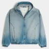 Denim-Skaterjacke mit Reißverschluss