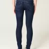 Dunkel verwaschene Low-Rise-Super-Skinny-Jeans Dunkel verwaschene Low-Rise-Super-Skinny-Jeans