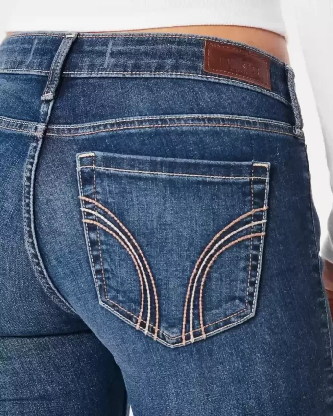 Dunkel verwaschene Low-Rise-Super-Skinny-Jeans Dunkel verwaschene Low-Rise-Super-Skinny-Jeans