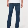 Dunkel verwaschene Slim Straight Jeans Dunkel verwaschene Slim Straight Jeans