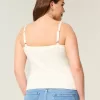 Durchgeknöpftes Pullover-Tanktop Durchgeknöpftes Pullover-Tanktop