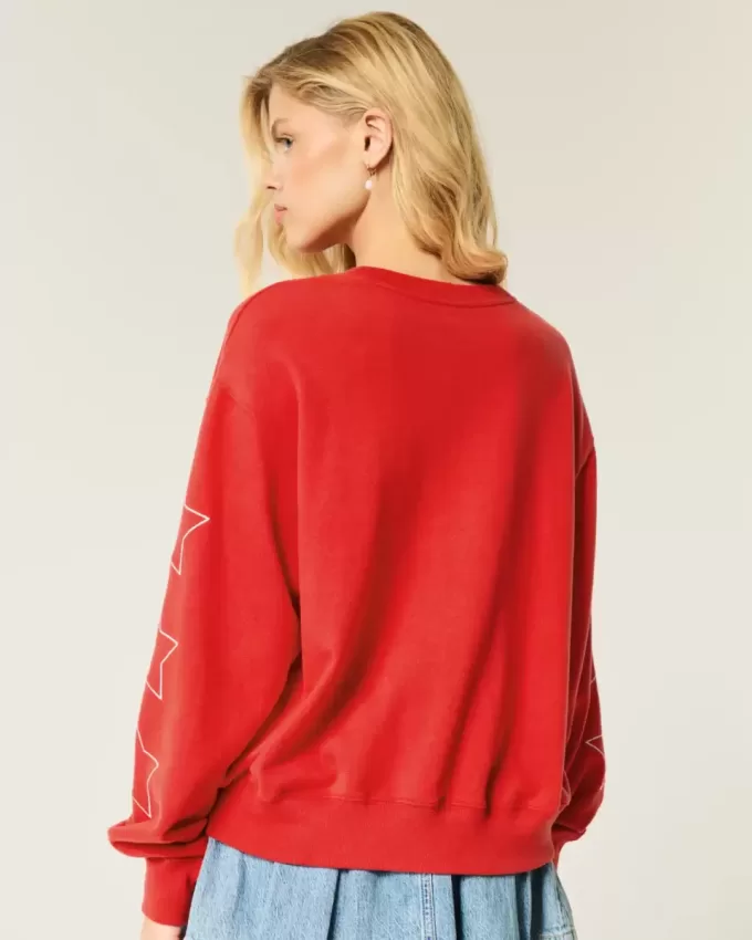 Easy American Honey Rundhals-Sweatshirt mit Grafik