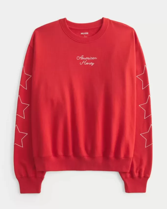 Easy American Honey Rundhals-Sweatshirt mit Grafik
