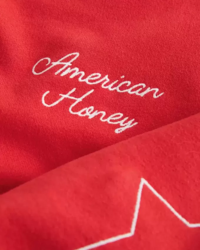 Easy American Honey Rundhals-Sweatshirt mit Grafik