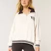 Easy Boston Tennis Club – Grafik-Sweatshirt mit halbem Reißverschluss Easy Boston Tennis Club – Grafik-Sweatshirt mit halbem Reißverschluss