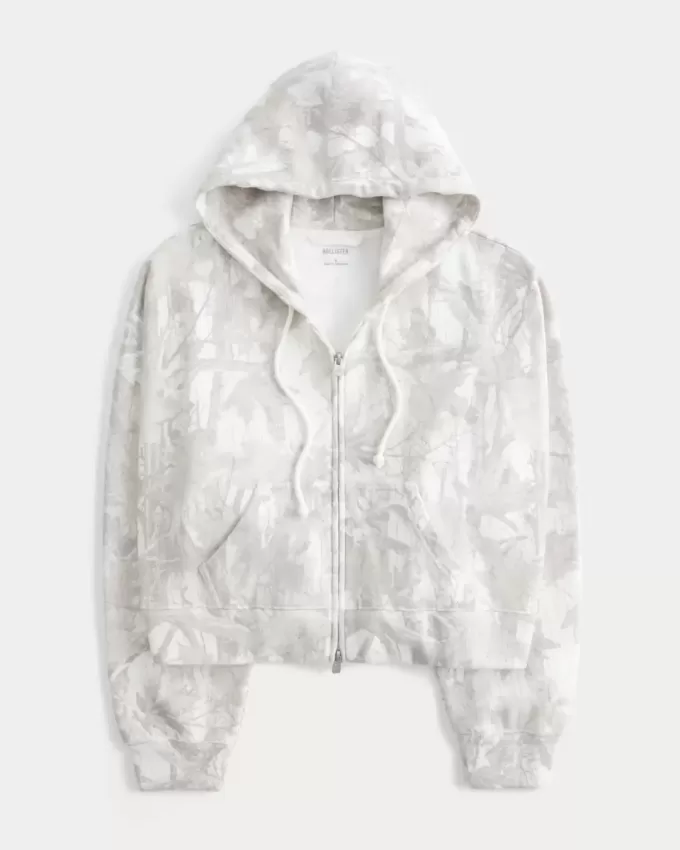 Easy Camo Kapuzenjacke mit Reißverschluss Easy Camo Kapuzenjacke mit Reißverschluss
