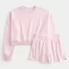 Easy Crew Sweatshirt & Fleece Shorts Bundle