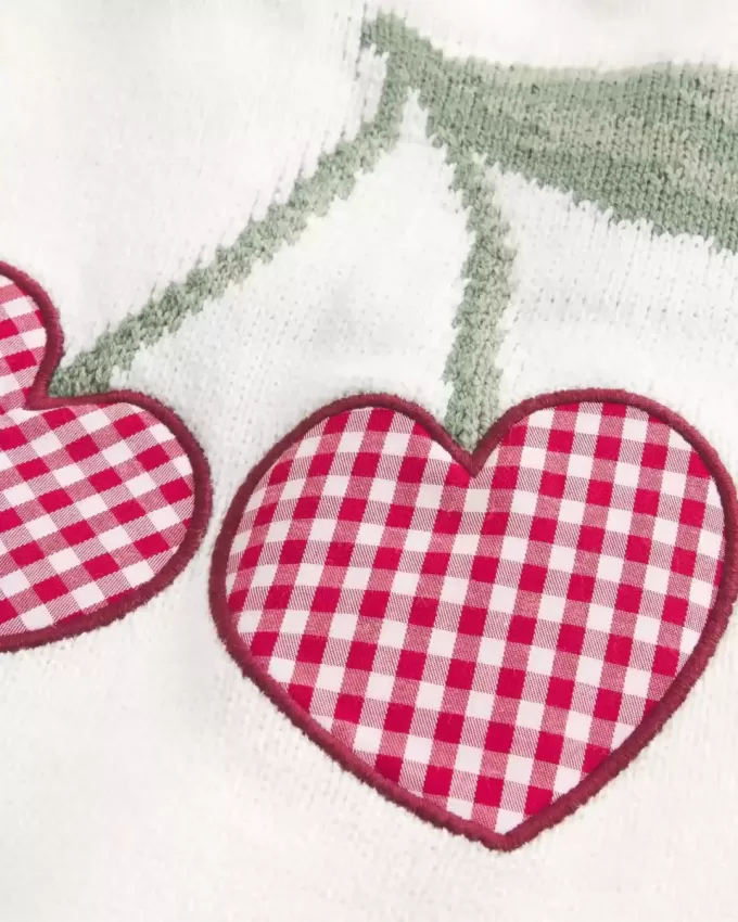 Easy Heart Graphic Off-the-Shoulder-Pullover