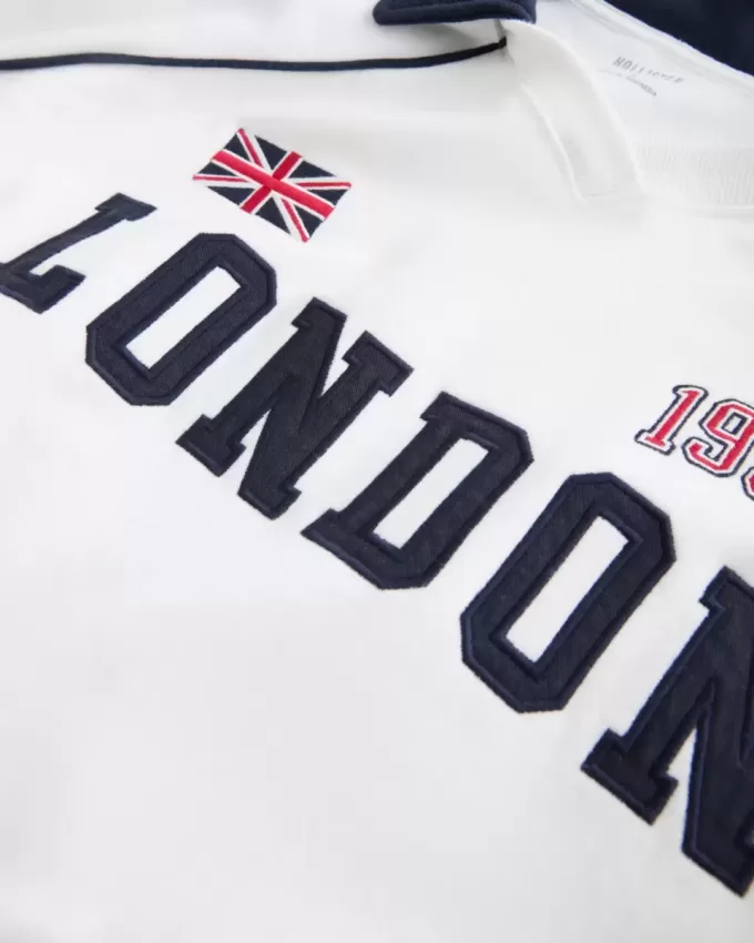 Easy London Fußball-Sweatshirt mit Grafik Easy London Fußball-Sweatshirt mit Grafik