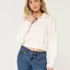 Easy Mini-Sweatshirt mit halbem Reißverschluss