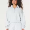 Easy Mini-Sweatshirt mit halbem Reißverschluss