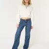 Easy Mini-Sweatshirt mit halbem Reißverschluss